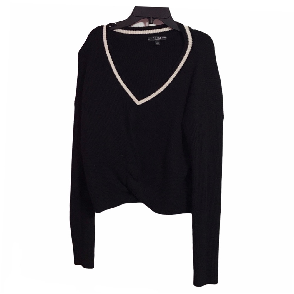 GUESS Long Sleeve Knitted Sweater/ Size: L